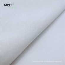 100%Cotton/Polyester Hot Melt Interlining Fabric for Shirt Interlining with Shrink-resistant Woven Adhesive